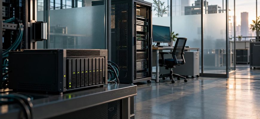 Isolated backup system and restored server environment prepared for a business recovery test.